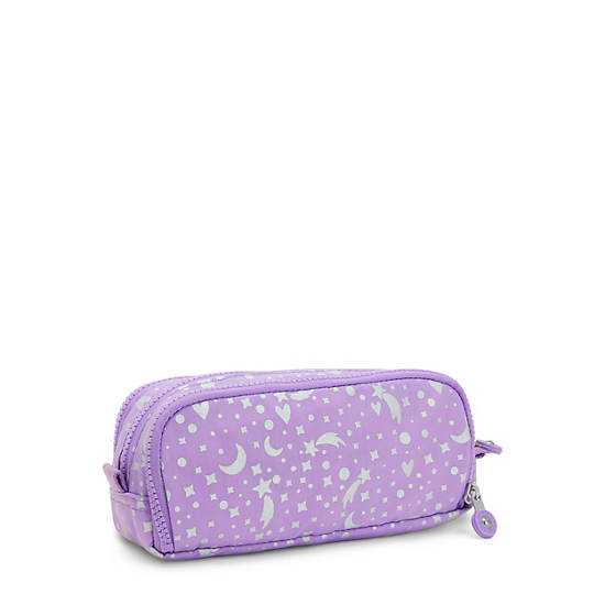 Kipling Gitroy Printed Pencil Case Väska Metal | SE 1086RV